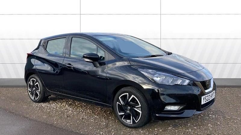 Used Nissan Micra Acenta 92 HP (67 kW) 2022 Black Hatchback