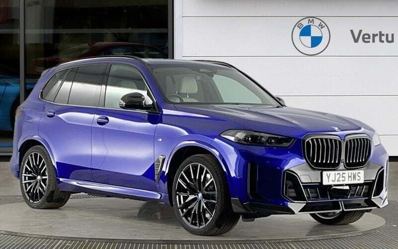 Blue Used 2025 BMW X5 M Sport SUV | £88,376 - Image 1/4