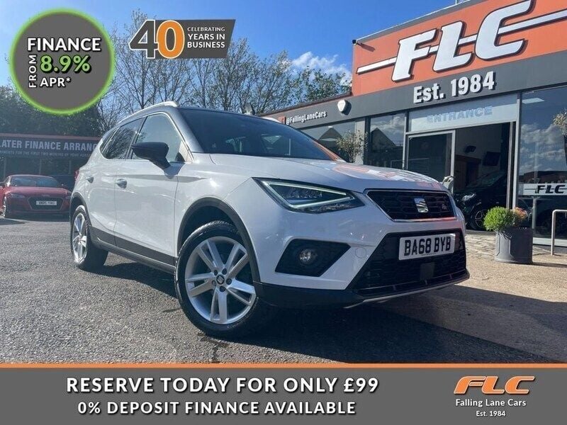 White Used 2019 Seat Arona FR SUV | £9,250 (Fair price) - Image 1/4
