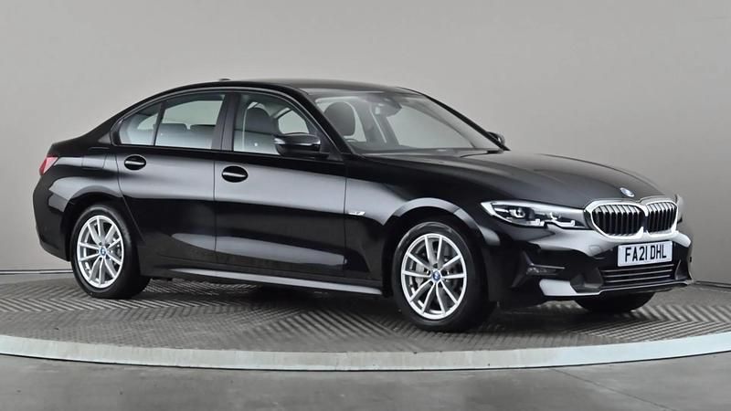Black Used 2021 BMW 330e Sedan | £22,798 (Expensive) - Image 1/4