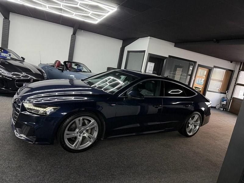 Used Audi A7 S-Line 2019 Blue Sedan