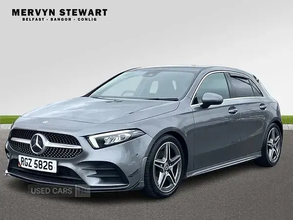 Begagnad Mercedes A200 Executive 163 HK (119 kW) 2020 Grå Halvkombi