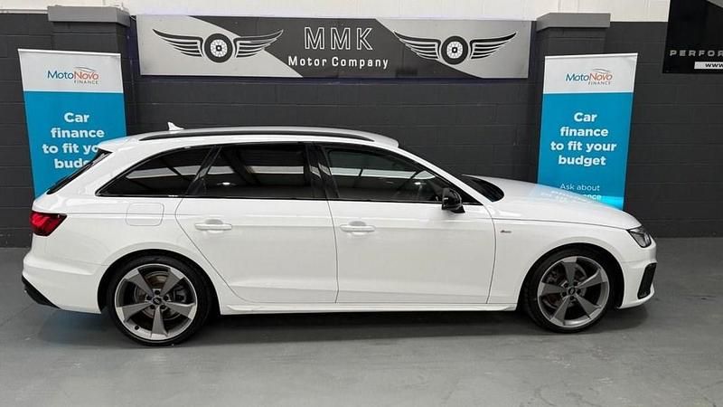 White Used 2020 Audi A4 Black Edition Estate | £21,995 (A bit pricey) - Image 1/4