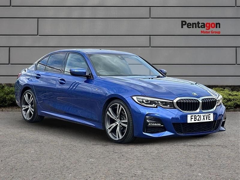 Blue Used 2021 BMW 320 M Sport Sedan | £23,888 (Fair price) - Image 1/4