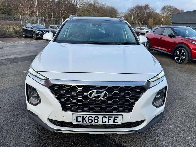 Used Hyundai Santa Fe Premium SE 200 HP (147 kW) 2018 White SUV