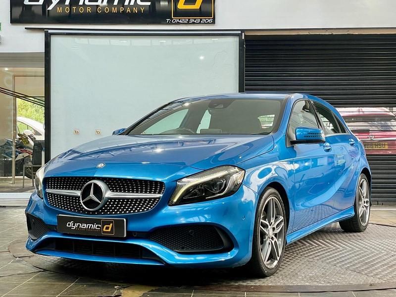 Used Mercedes A200 AMG Line Premium 2017 Blue Hatchback