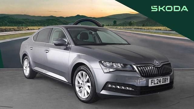 Graphite grey metallic Used 2024 Skoda Superb SE Technology Hatchback | £25,795 (Fair price) - Image 1/3