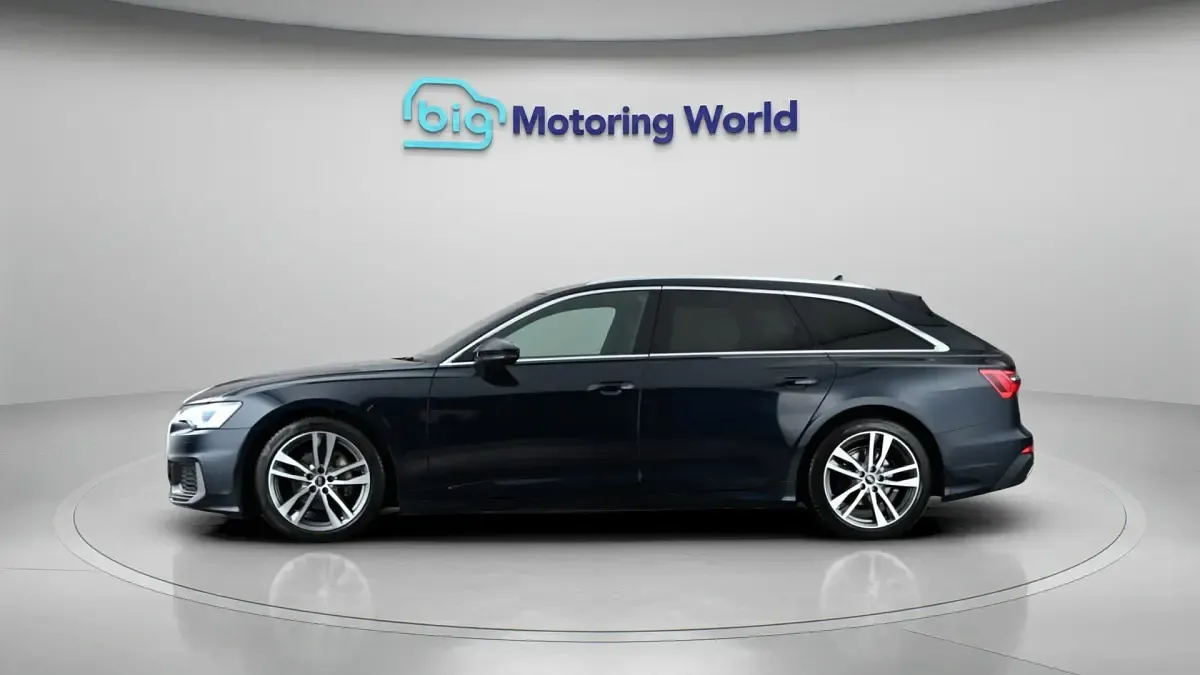 Used Audi A6 S-Line 204 HP (150 kW) 2021 Blue Estate