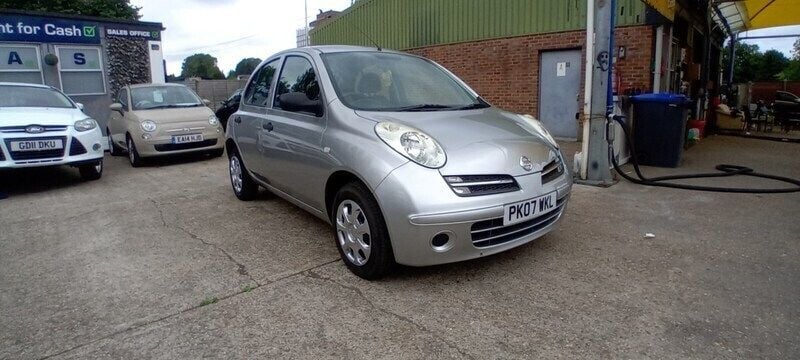 Silver Used 2007 Nissan Micra Hatchback | £1,995 (Fair price) - Image 1/4