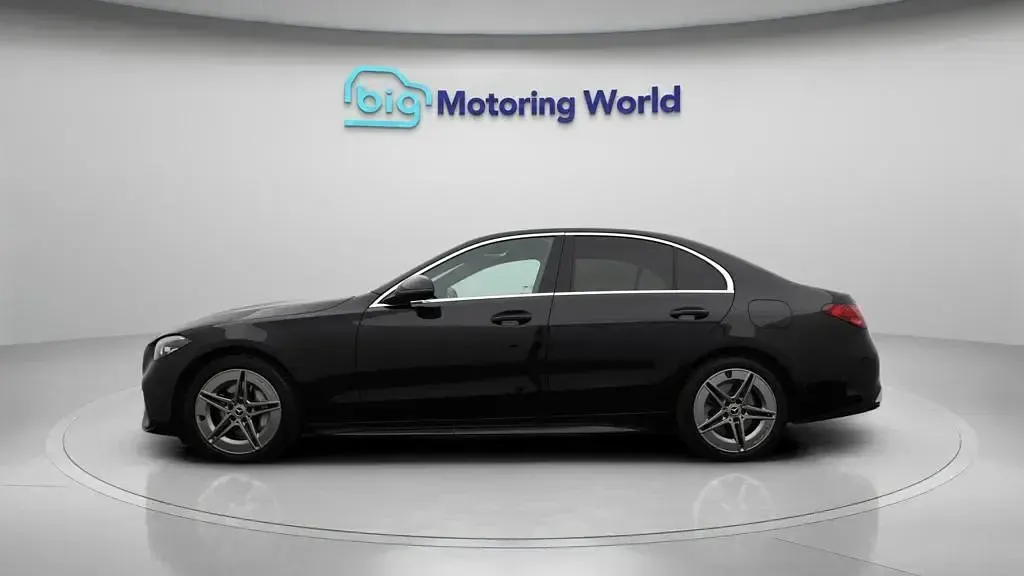 Used Mercedes C300e AMG line 313 HP (230 kW) 2023 Black Sedan