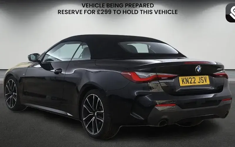 Used BMW 420 Cabriolet M Sport 184 HP (135 kW) 2022 Black Cabriolet
