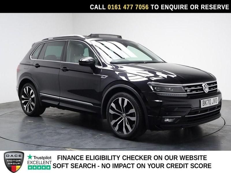 Used VW Tiguan R-line 150 HP (110 kW) 2020 Black SUV