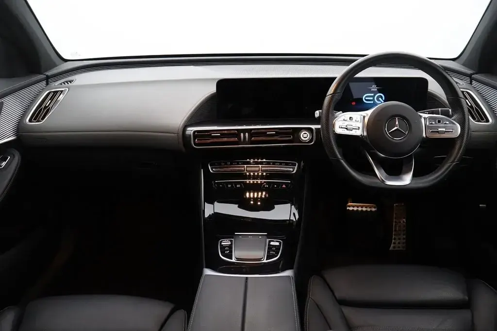 Used Mercedes EQC400 AMG line 300 kW (408 HP) 2022 Black SUV