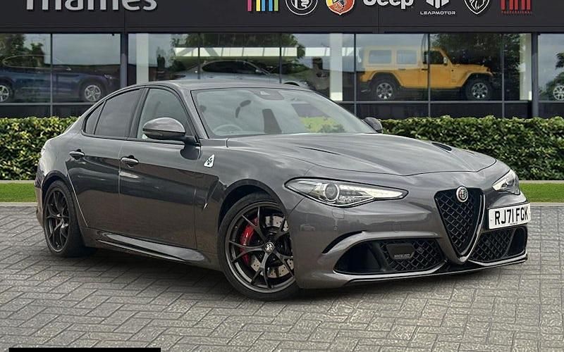 Grey Used 2021 Alfa Romeo Giulia Quadrifoglio Sedan | £50,995 - Image 1/3