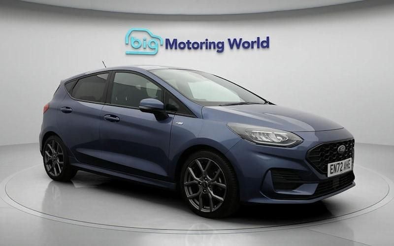 Used Ford Fiesta ST-Line 101 HP (74 kW) 2022 Blue Hatchback