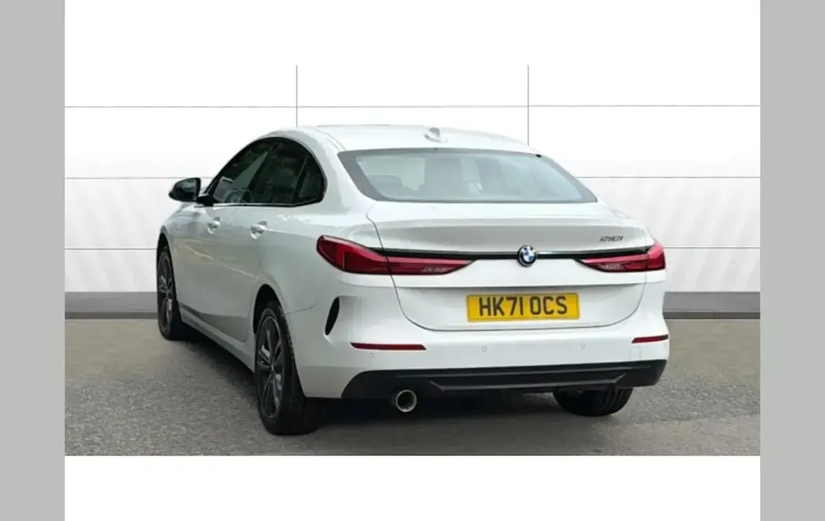 Used BMW 218 Sport Line 136 HP (100 kW) 2021 White Coupe