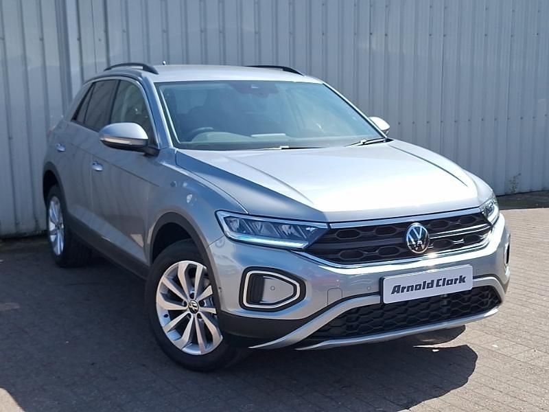 Silver New 2025 VW T-Roc Match SUV | £26,498 (Super price) - Image 1/4
