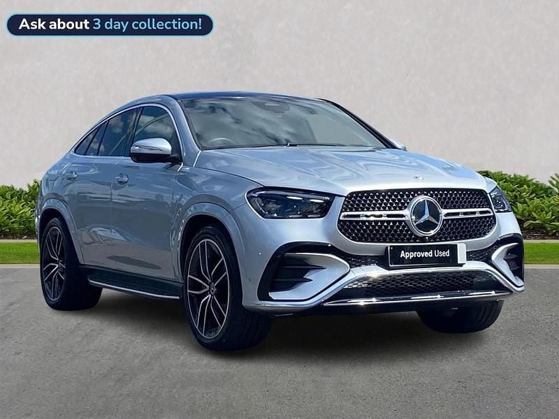 Silver Used 2024 Mercedes GLE450 AMG AMG Line Premium Plus Coupe | £65,799 (Super price) - Image 1/4
