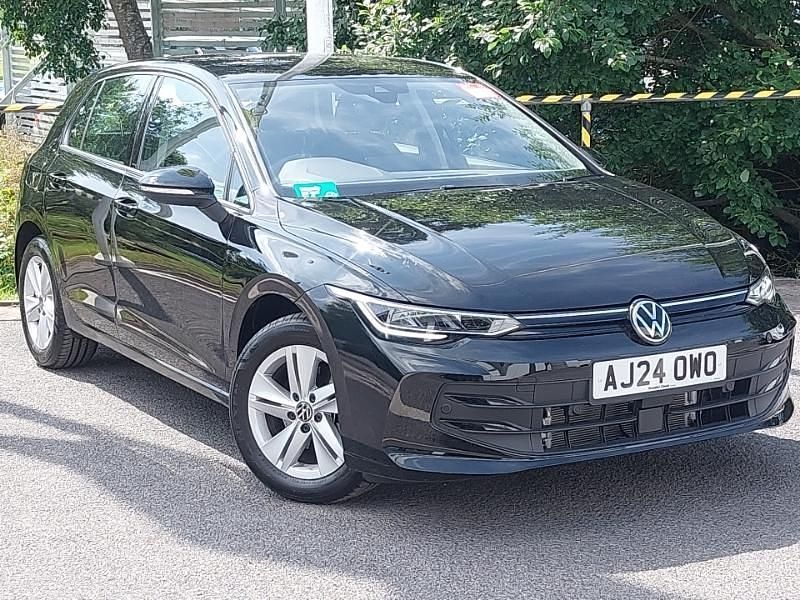 Black Used 2024 VW Golf VIII Life Hatchback | £20,998 (Good price) - Image 1/4