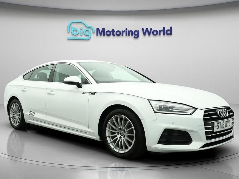 White Used 2018 Audi A5 Sportback Hatchback | £14,300 (Fair price) - Image 1/4