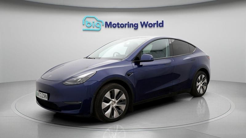 Used Tesla Model Y Long Range AWD 378 kW (514 HP) 2022 Blue SUV