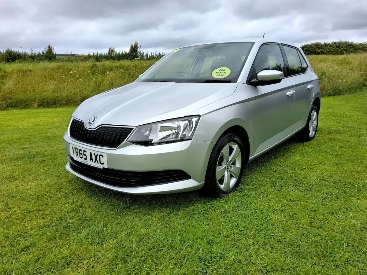 Used Skoda Fabia SE 90 HP (66 kW) 2015 Silver Hatchback