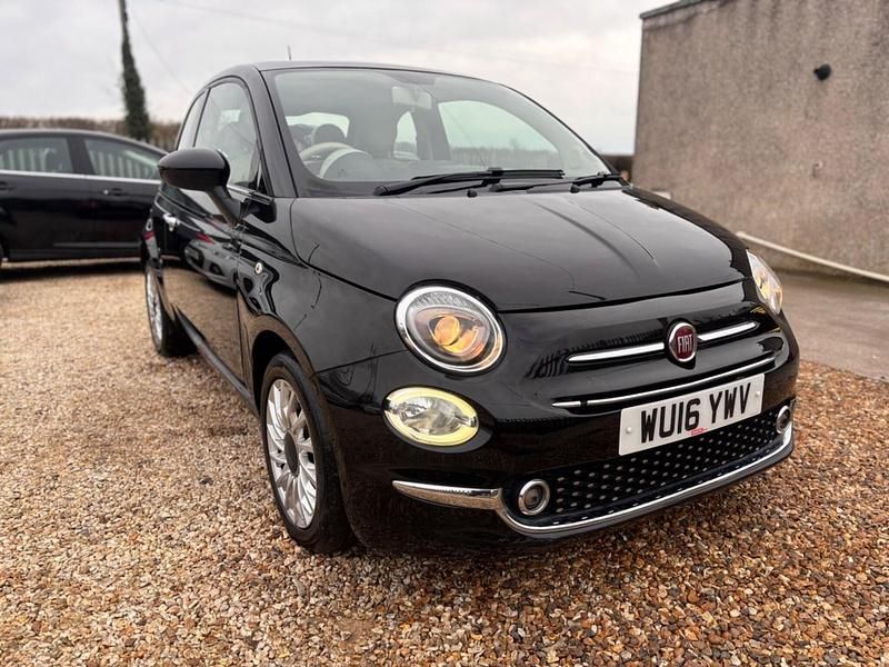 Used Fiat 500 Lounge 2016 Black Hatchback