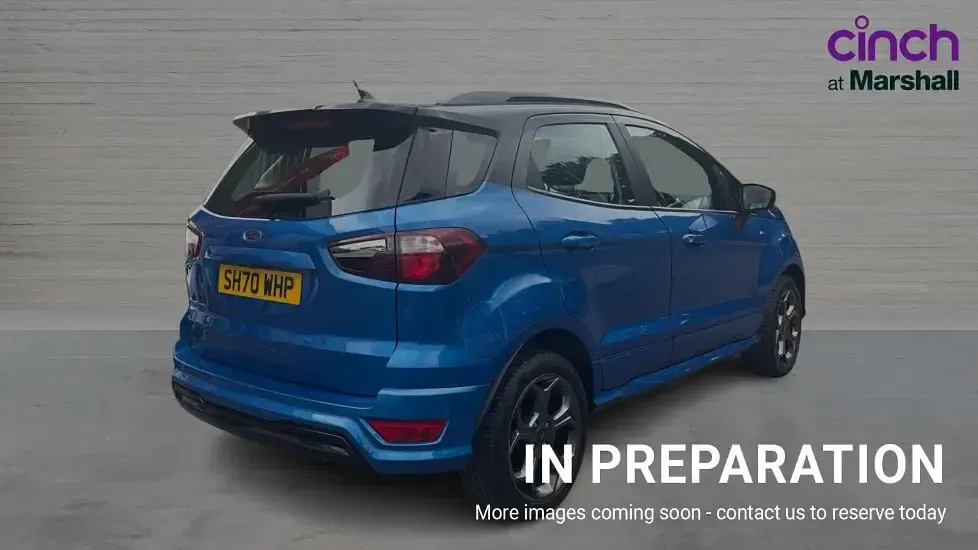 Used Ford Ecosport ST-Line 125 HP (91 kW) 2020 Blue SUV