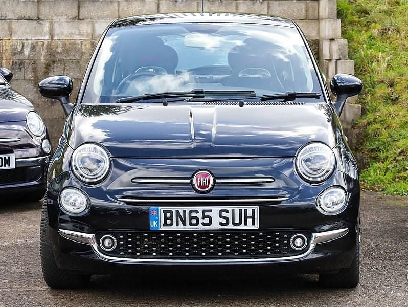 Used Fiat 500 Lounge 105 HP (77 kW) 2015 Black Hatchback