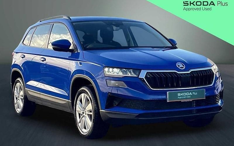 Blue Used 2024 Skoda Karoq SE Drive SUV | £19,901 (Fair price) - Image 1/4