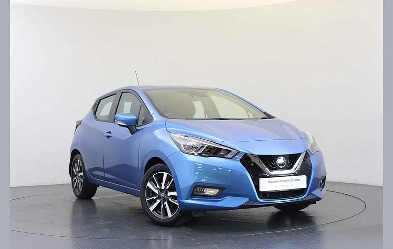 Used Nissan Micra Acenta 69 HP (50 kW) 2017 Blue Hatchback