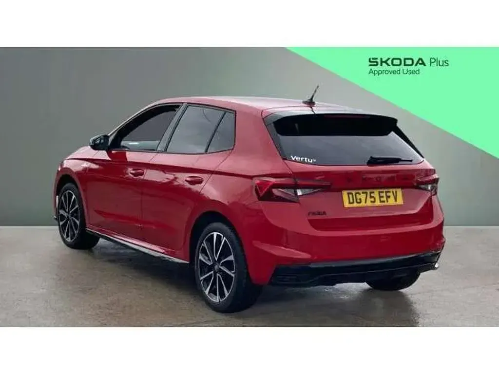 Used Skoda Fabia Monte Carlo 116 HP (85 kW) 2025 Red Hatchback