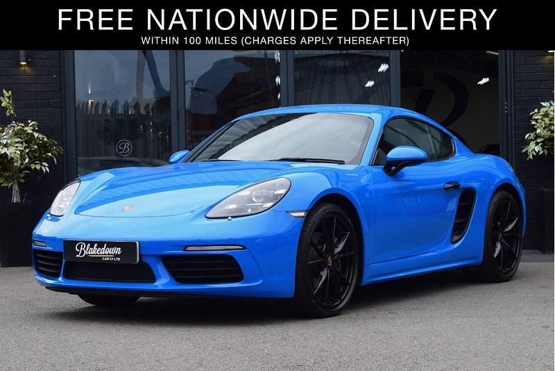 Blue Used 2021 Porsche 718 Cayman Coupe | £46,499 (Fair price) - Image 1/4