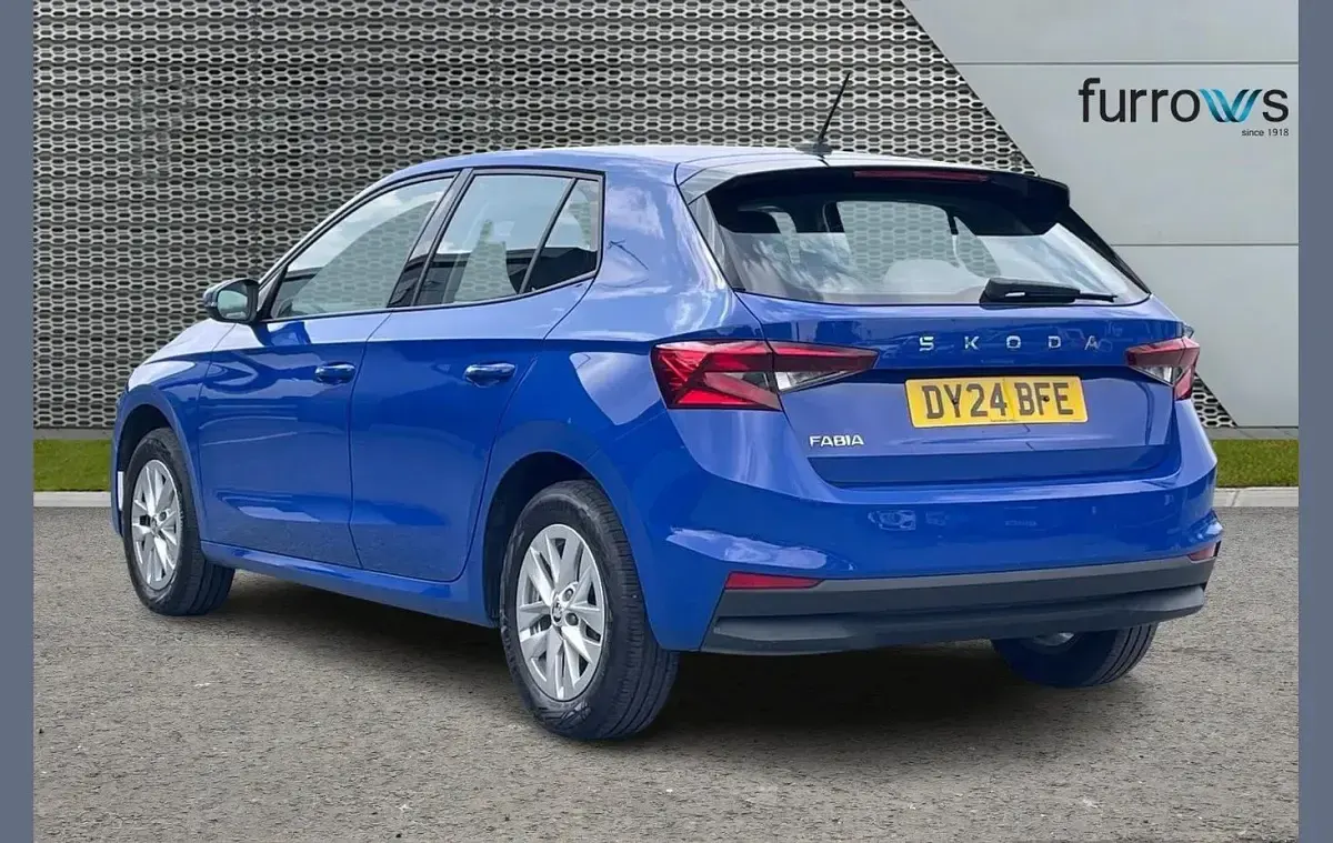 Used Skoda Fabia Comfort 113 HP (83 kW) 2024 Blue Hatchback