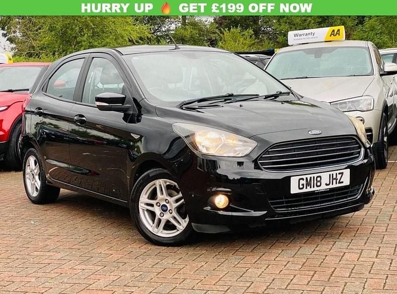 Black Used 2018 Ford Ka Plus Zetec Hatchback | £5,290 (Fair price) - Image 1/4