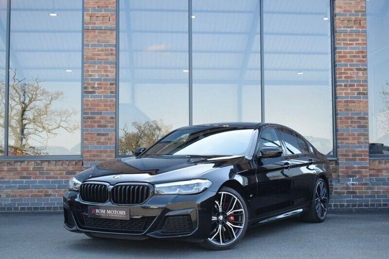 Black Used 2022 BMW 520 M Sport Sedan | £28,499 (Fair price) - Image 1/4