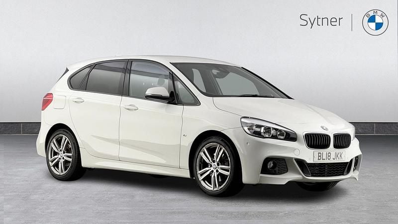 White Used 2018 BMW 220 Active Tourer M Sport MPV | £15,000 (Fair price) - Image 1/4