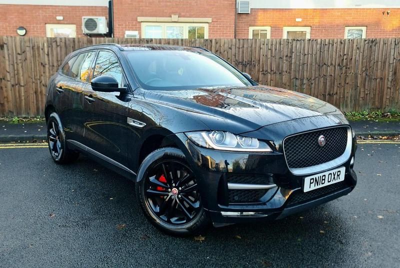 Black Used 2018 Jaguar F-Pace R-Sport SUV | £10,995 (Fair price) - Image 1/4