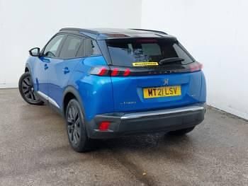 Used Peugeot e-2008 Premium 100 kW (136 HP) 2021 Blue SUV