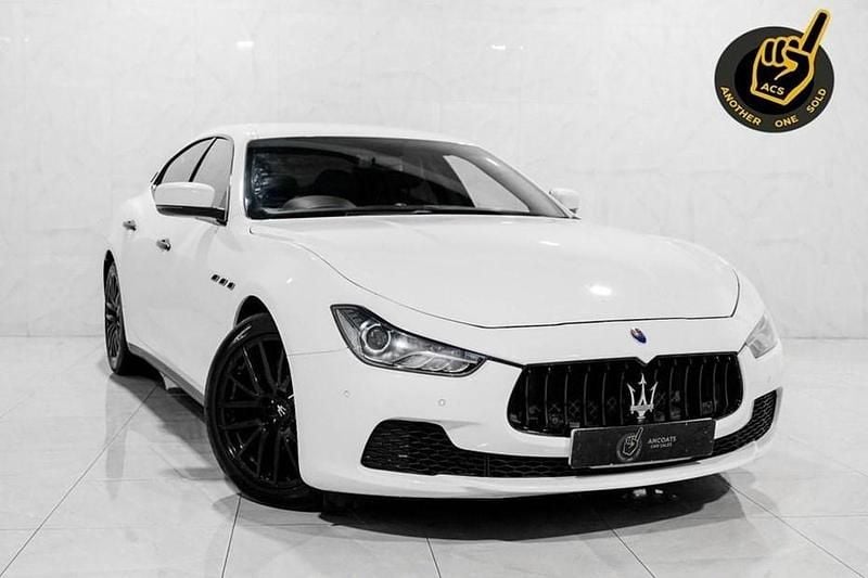 White Used 2015 Maserati Ghibli Sedan | £9,498 (Fair price) - Image 1/1