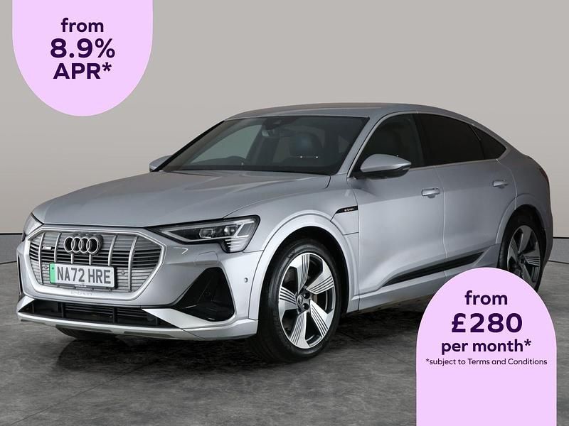 Silver Used 2022 Audi e-tron S-Line SUV | £19,827 (Super price) - Image 1/2