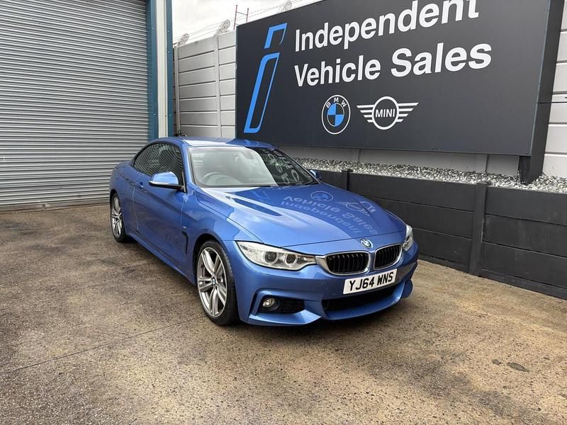 Used BMW 420 M Sport 184 HP (135 kW) 2014 Blue Cabriolet