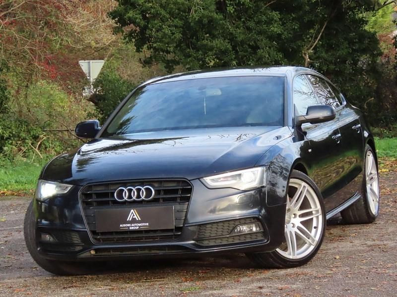 Blue Used 2014 Audi A5 Black Edition Hatchback | £5,994 (Fair price) - Image 1/4
