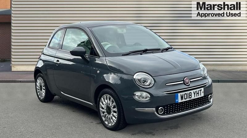 Grey Used 2018 Fiat 500 Lounge | £5,832 (Good price) - Image 1/4