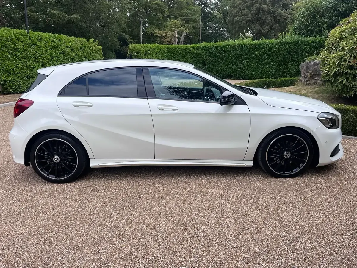 Used Mercedes A160 AMG Line Premium 2018 White Hatchback