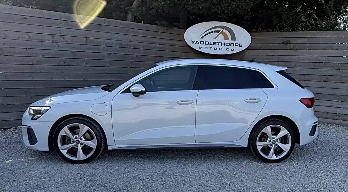 Used Audi A3 e-tron S-Line 2021 White Hatchback
