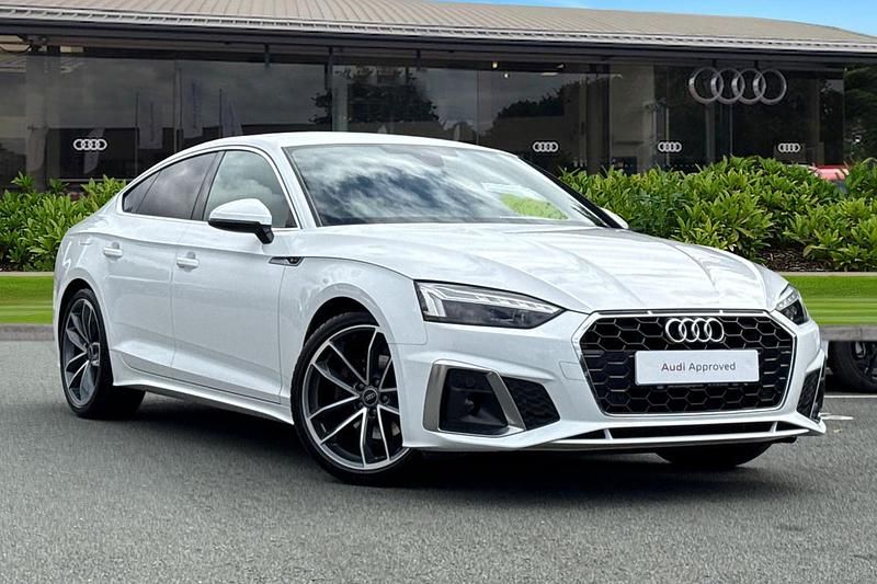 White Used 2023 Audi A5 S-Line Coupe | £29,750 (Fair price) - Image 1/4