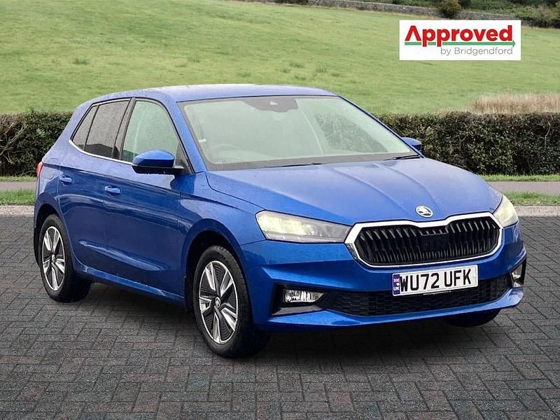 Used Skoda Fabia SE L 2022 Blue Hatchback