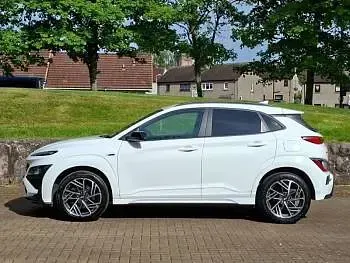 Used Hyundai Kona N Line 120 HP (88 kW) 2023 White SUV