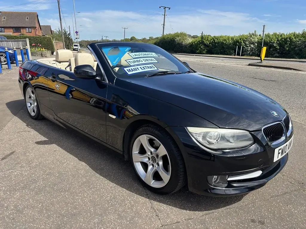 Used BMW 320 Cabriolet 184 HP (135 kW) 2010 Black Cabriolet